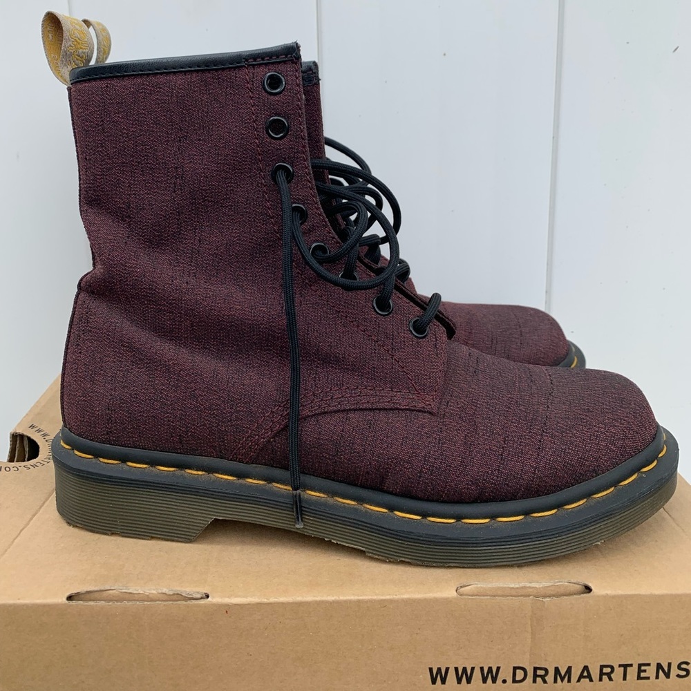 Dr. Martens Vegan Castel Boot Maroon